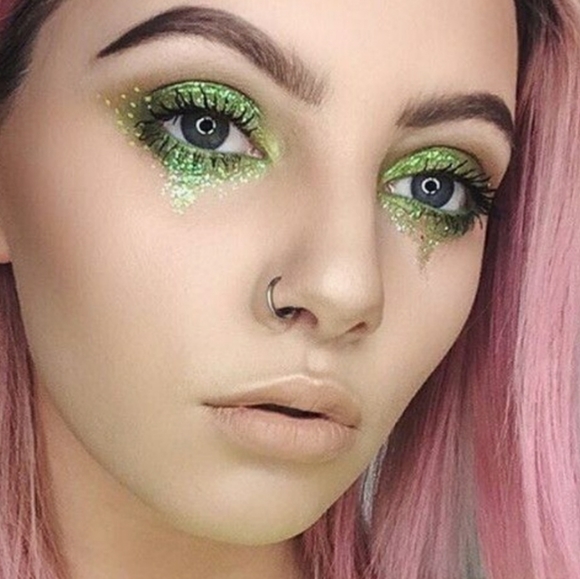 💙🌟🧚‍♀️CHUNKY LIME MAC Cosmetics  DISCONTINUED Glitter NWT - Picture 5 of 9